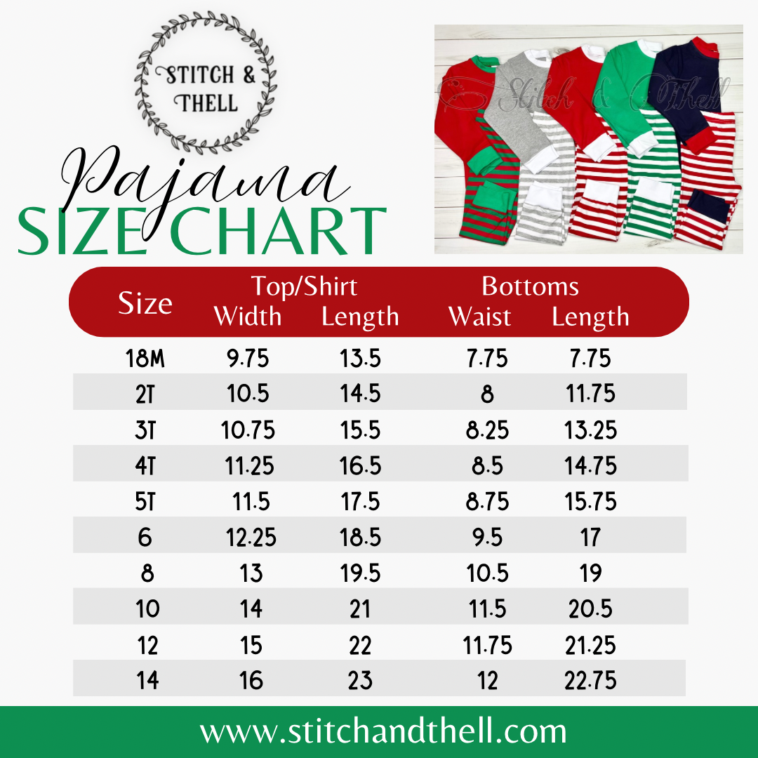 Holiday Name Pajamas