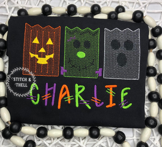 Sketchy Halloween Treat Bags