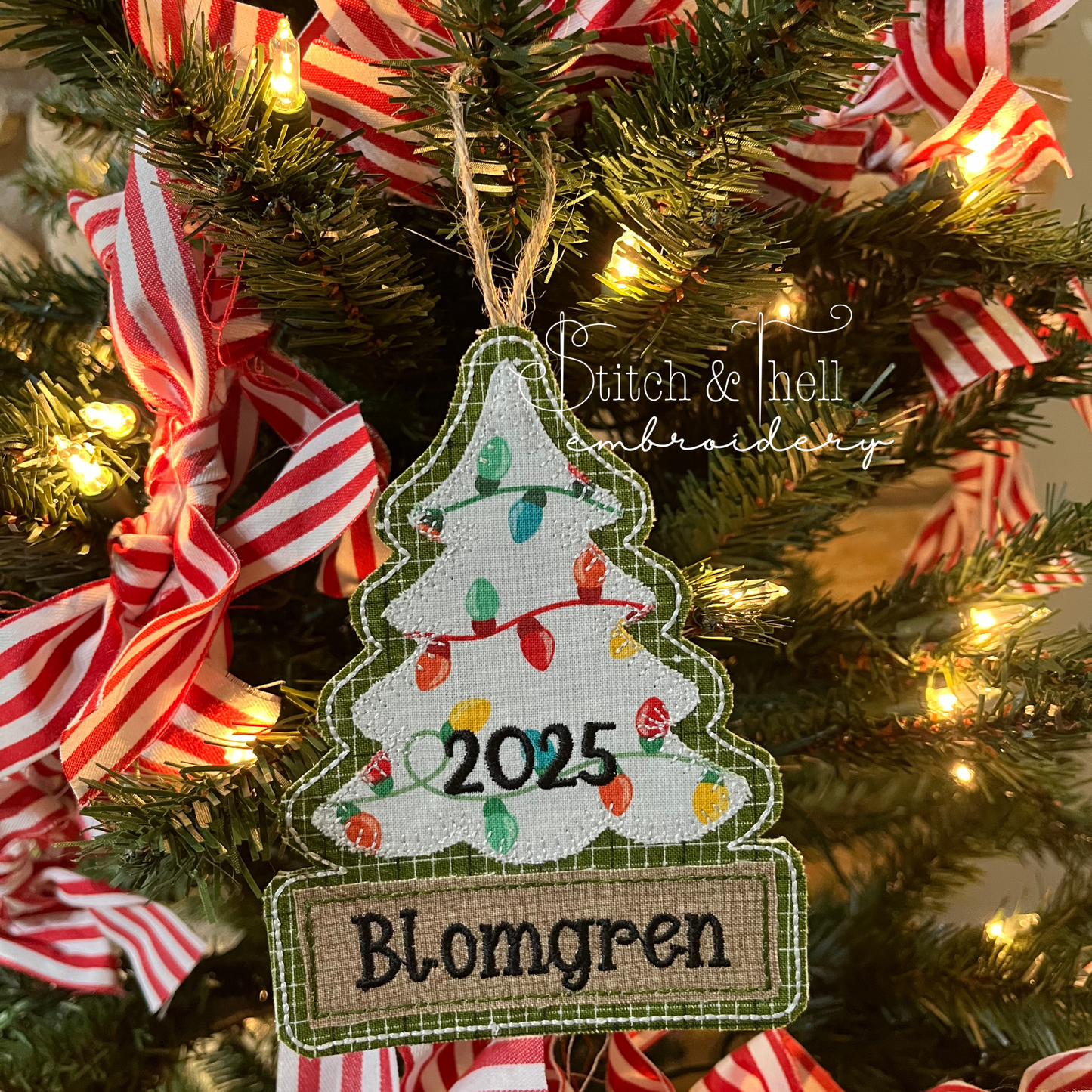 Personalized Christmas Tree Ornament