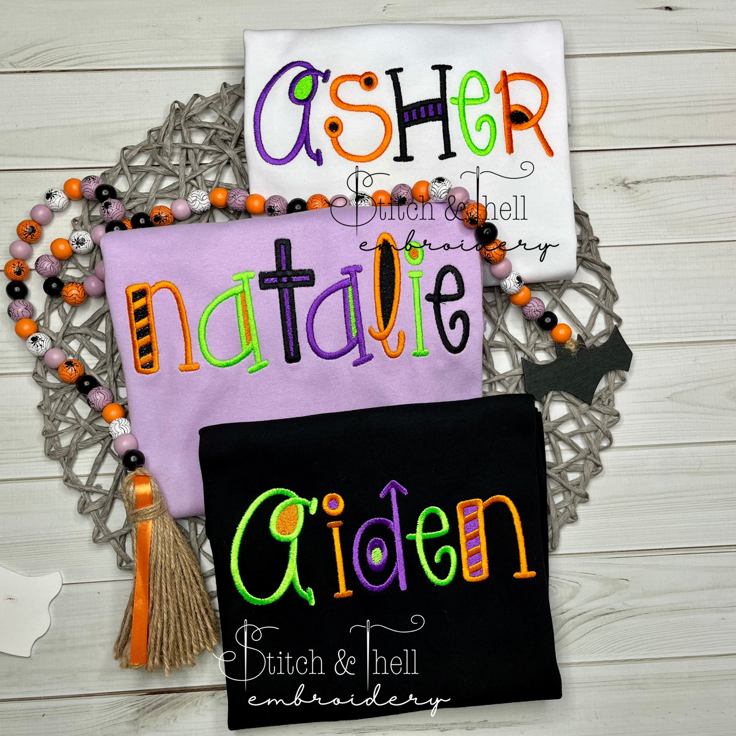 Halloween Colorful Name