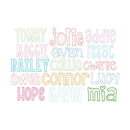 Christmas Name Shirt