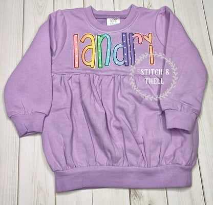 Name Bubble Sweatshirt