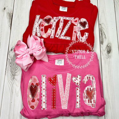 Valentines Name Shirt