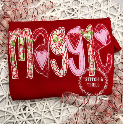 Valentines Name Shirt