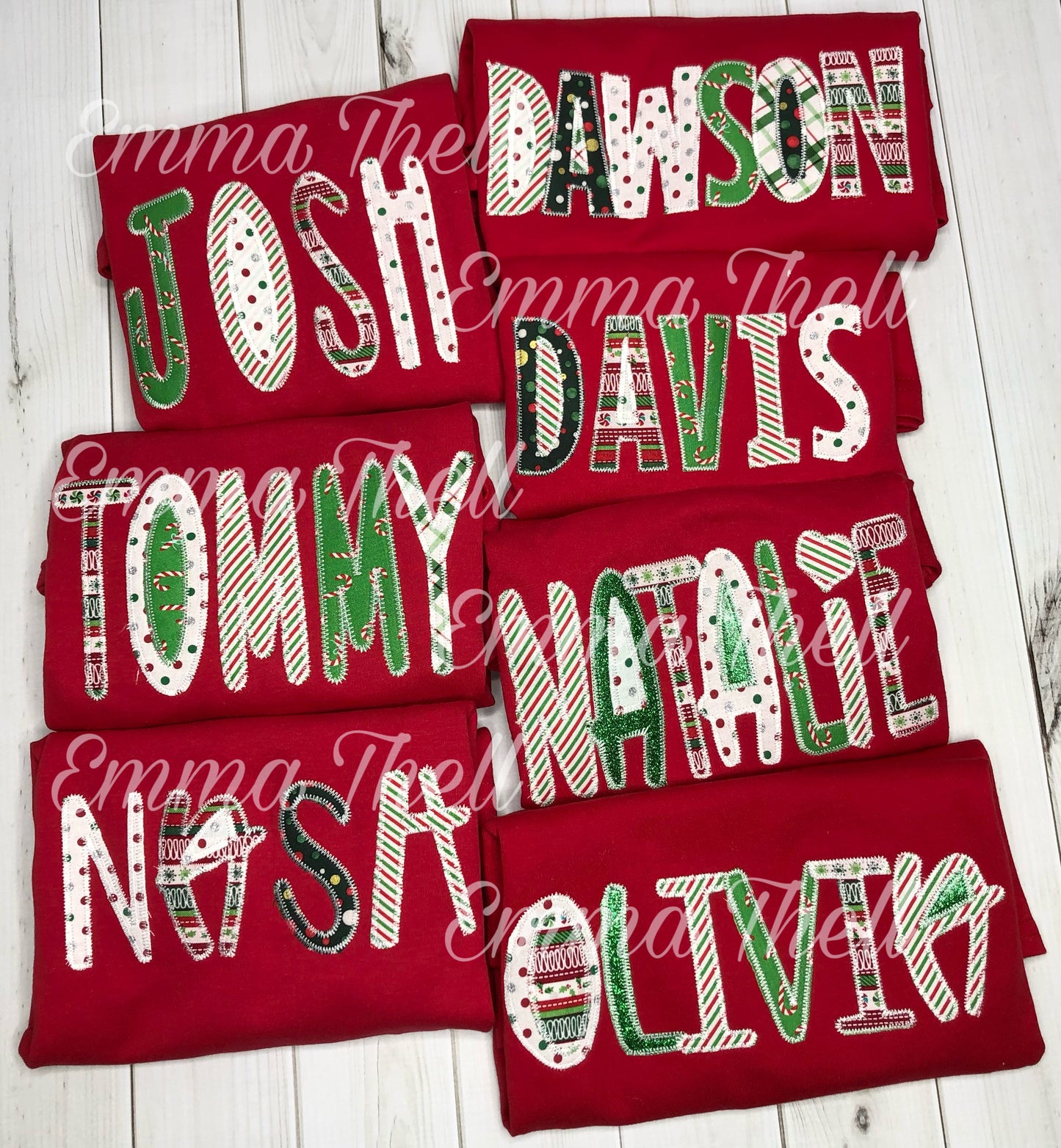 Christmas Name Shirt