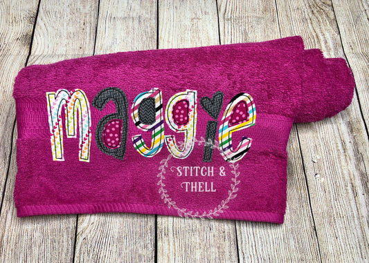 Name Towel
