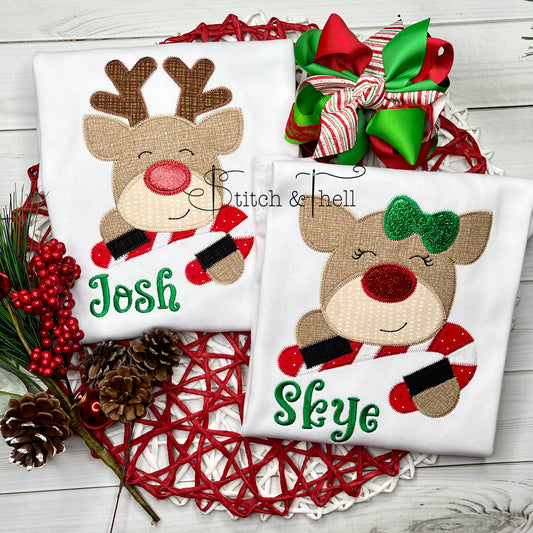 Candy Cane Reindeer