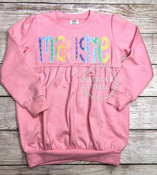 Name Bubble Sweatshirt