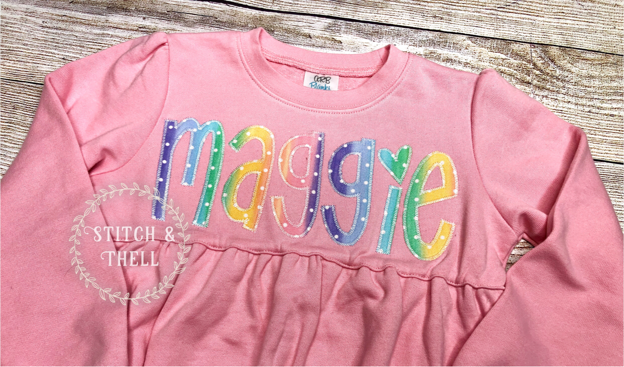 Name Bubble Sweatshirt