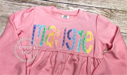 Name Bubble Sweatshirt