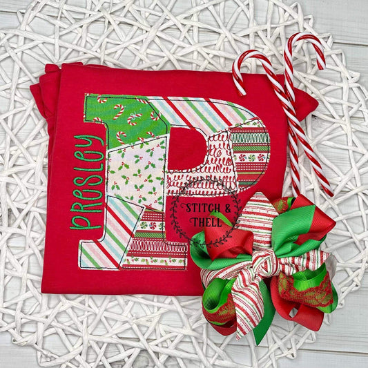 Christmas Patchwork Letter