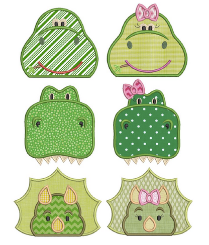 Dinosaur Peeker Hooded Towel