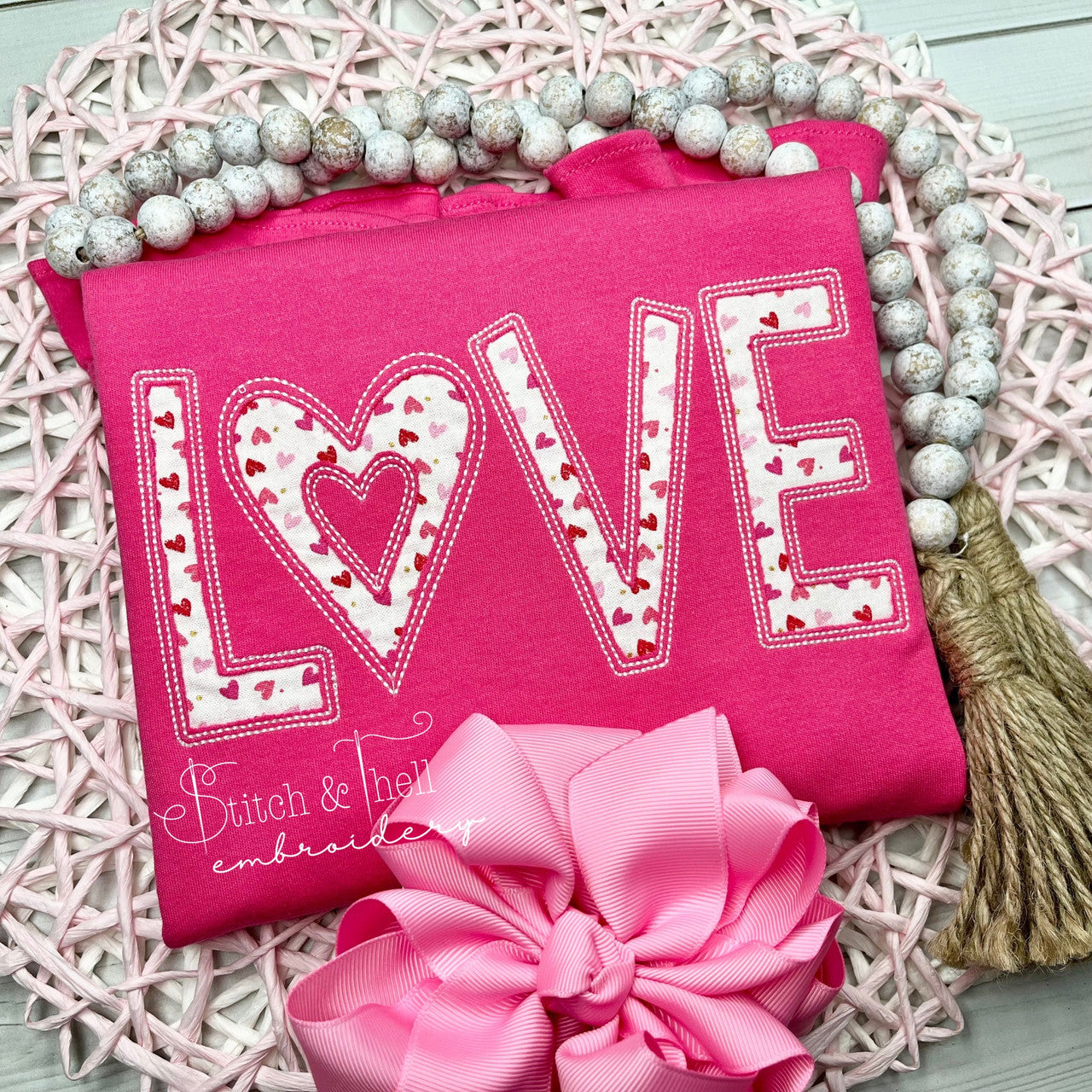 LOVE Reverse Applique