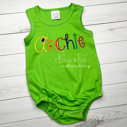 Unisex Bubble Romper