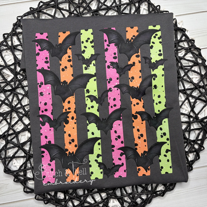 Neon Stripe Bats
