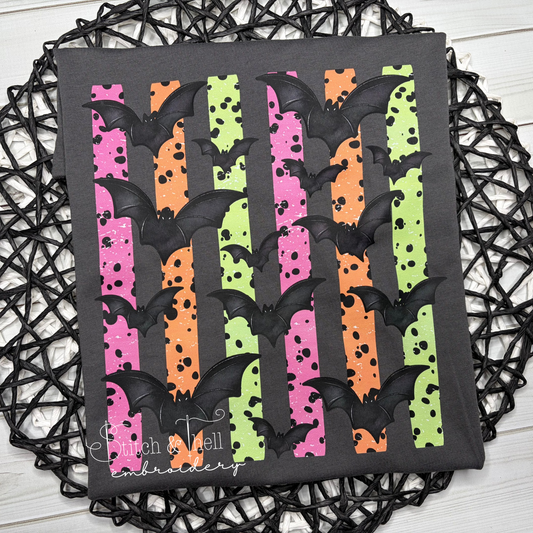 Neon Stripe Bats
