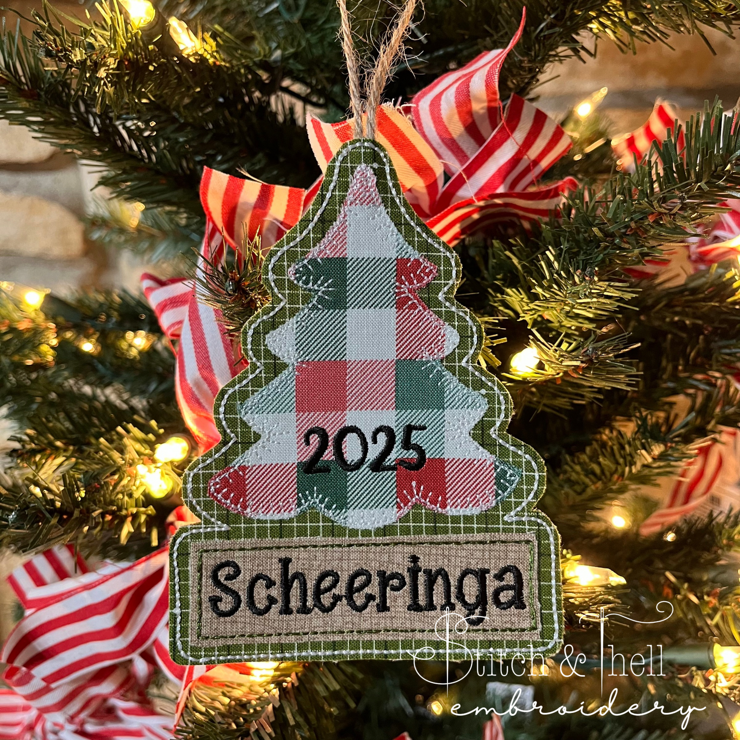 Personalized Christmas Tree Ornament