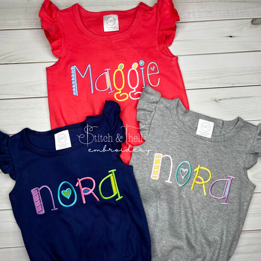 Flutter Sleeve Bubble Romper