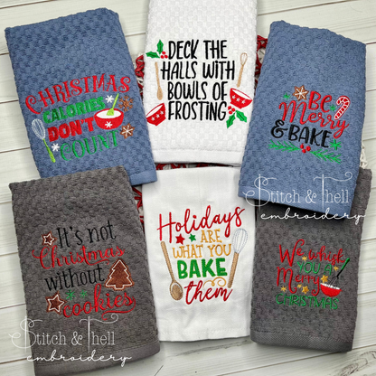Christmas Baking Towel Set